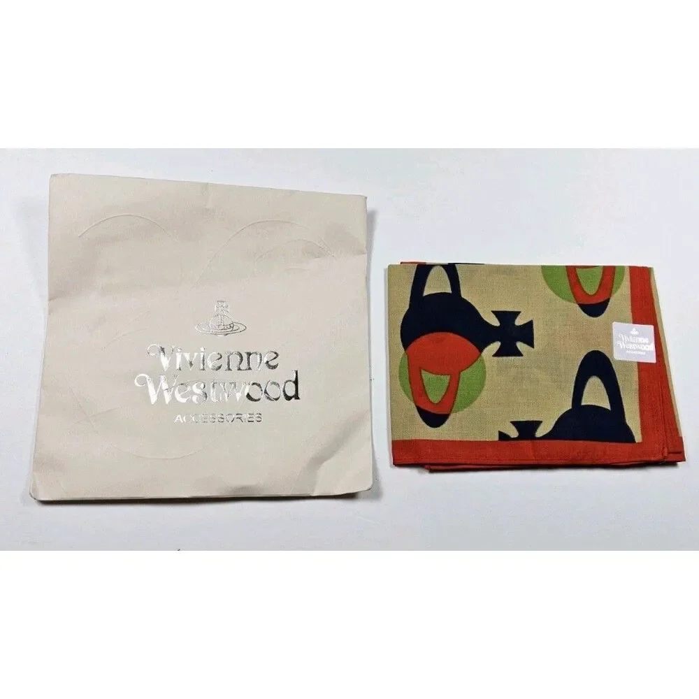 Vivienne Westwood Handkerchief Neckerchief Bandana Scarf Pocket Square Japan